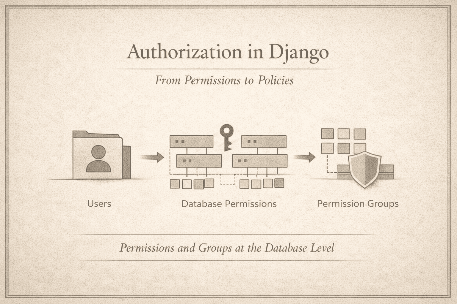 Authorization in Django: From Permissions to Policies: Part 5 — Permissions and Groups at the Database Level