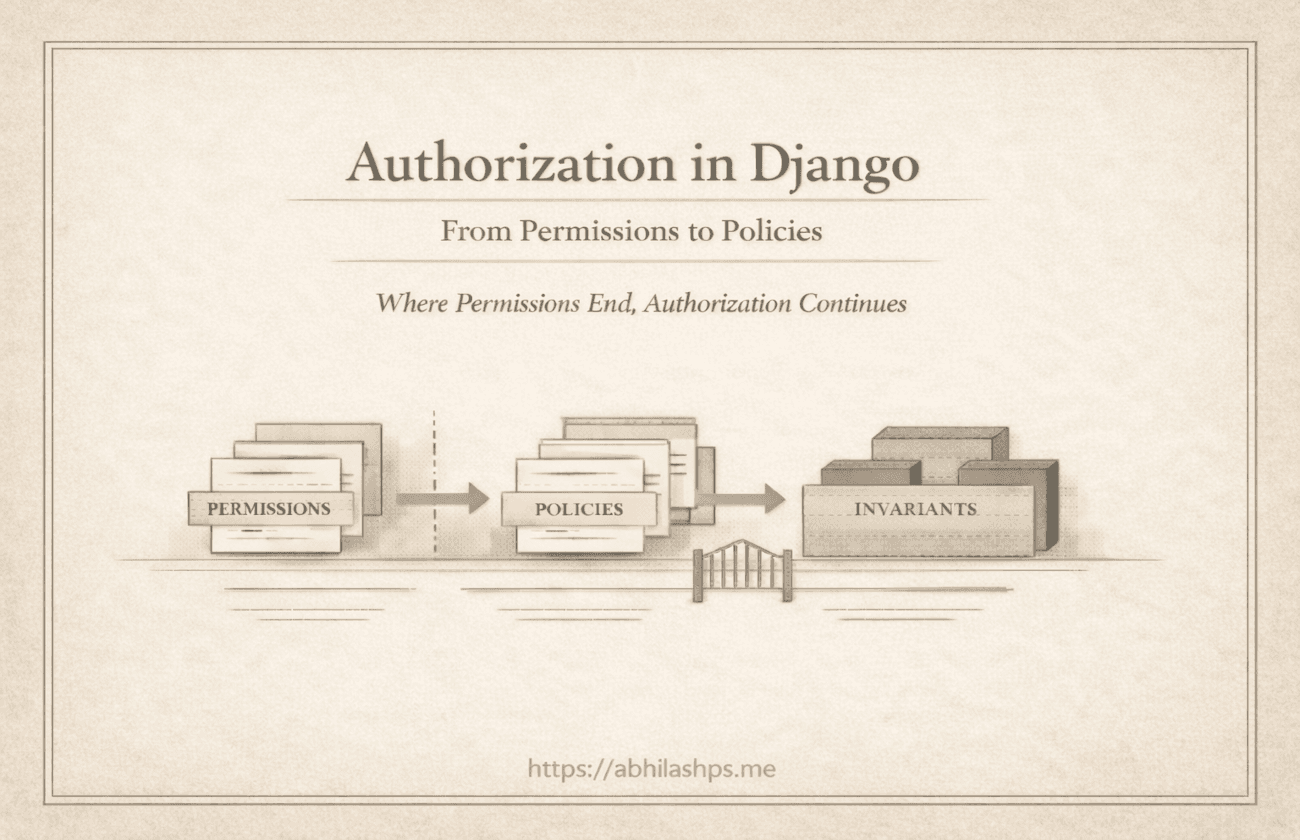 Authorization in Django: From Permissions to Policies : Part 8 — Beyond the Permission Layer