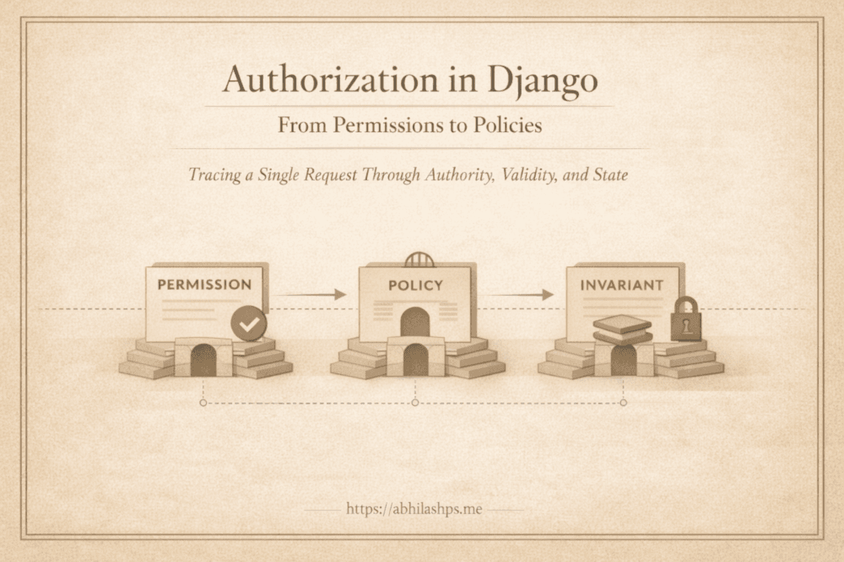 Authorization in Django: From Permissions to Policies — Part 11 — A Full Workflow, End to End